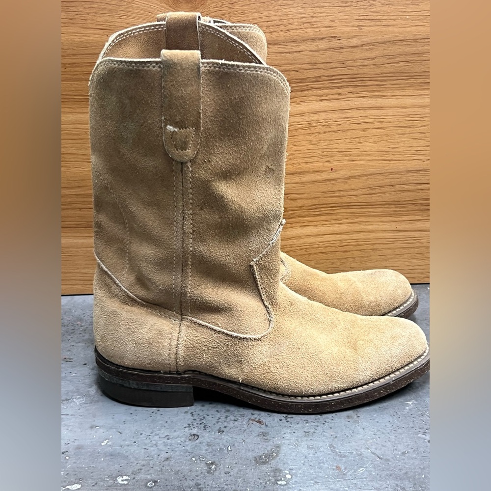 Biltrite tan suede boots men’s size 7 D fits women’s 8.5